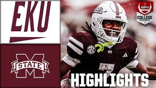 Eastern Kentucky Colonels vs Mississippi State Bulldogs  Full Game Highlights  ESPN CFB [upl. by Tiffanie]