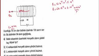 Elektromanyetizma3 Bobinin Manyetik Alanı [upl. by Mareah840]