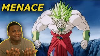 THE BROCK LESNAR OF DBZ BROLY RADIATES BLACK AIR FORCE ENERGY REACTION [upl. by Aselehc]