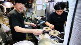 Japans Top Secret Ramen Shop JAPANESE STREET FOOD in Fukuoka Japan Blue Bucket Ramen [upl. by Lerat835]