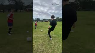 A simple passing combination going into the shot shorts short football soccer viralvideo yt [upl. by Yarrum]