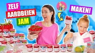 WE BEGINNEN EEN JAMFABRIEK IN ONS HUIS We Leren Zelf Jam Maken ♥DeZoeteZusjes♥ [upl. by Peednama]