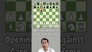 Opening Trap Against Caro  Kann Defense chess chesstraps chessopenings [upl. by Burgener]