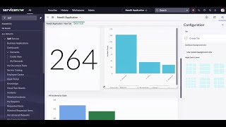 ServiceNow Dashboards and Reports Exercise Create a Dashboard [upl. by Ecnerrot]