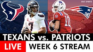 Houston Texans vs New England Patriots Stream  Scoreboard PlayByPlay amp Highlights  NFL Week 6 [upl. by Coppins]