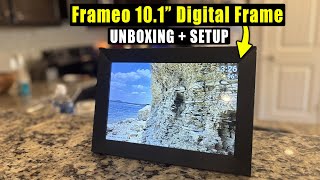 Full Unboxing amp Review of Frameo 101quot Digital Frame [upl. by Tail]