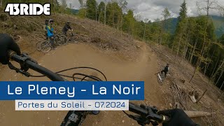 Le Pleney bike park  La Noir trail  072024 [upl. by Amsed]