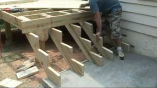 How to build deck stairs  Deckscom [upl. by Debra]