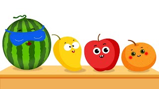 Ten Little Fruits Song  More Nursery Rhymes amp Kids Songs by kidscamp [upl. by Attennek]