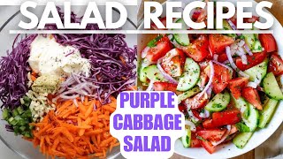 SKINCARE SALAD RECIPE PURPLE CABBAGE Benefits on skin amp GUT healt salad skincaretips saladrecipe [upl. by Holofernes]