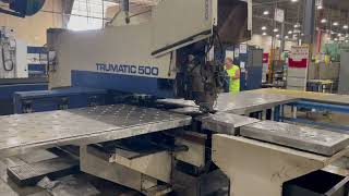 Trumpf TC 500 CNC Turret Punch [upl. by Robison783]