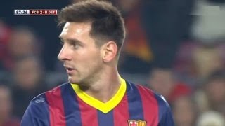 Barcelona vs Getafe 40 All Goals amp Highlights 08012014 Messi is back [upl. by Eyahs]