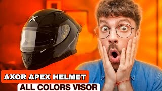 How To Buy Axor Apex Helmet amp Visor  Official vedio ‎by TheBreakupRider 💥 axor viraovideo [upl. by Nostets]