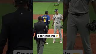 Victor Robles reaction to getting hit by a Luis Gil pitch 😅 shorts [upl. by Len427]