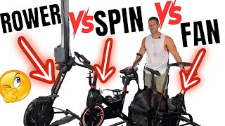 Air Bike vs Spin Bike vs Rower Whats Better Pros  Cons For Home Gym [upl. by Reeher]