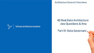 40 Real Data Architect Interview Questions amp Answers  Part IV Data Governance [upl. by Gustavus]