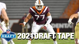 Christian Darrisaw NFL Draft Tape  Virginia Tech OL [upl. by Tsepmet]