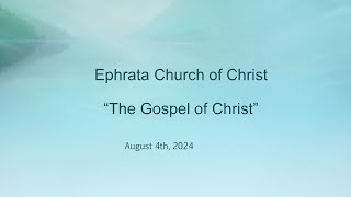 Ephrata Washington Church of Christ Worship Service [upl. by Cypro]