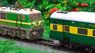 WAG9 SHUNTING ICF GARIBRATH EXPRESS TRAIN  BUMPY RAILROAD Train Simulator  Railworks  NTG GAMING [upl. by Val]