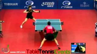 Jun Mizutani Vs Simon Gauzy Round 2 Kuwait Open 2013 [upl. by Thea]