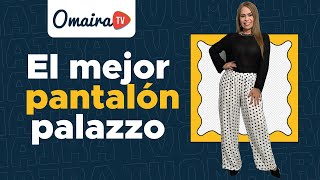 Omaira tvpantalón palazzo fácil de hacer modistería en un solo vistazo Omairatv [upl. by Millisent]