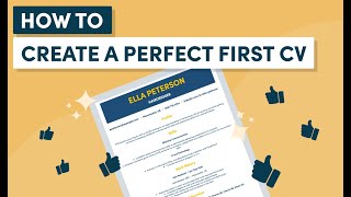 How to Write a Perfect CV with No Experience [upl. by Barnabas]