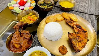 গ্রামের বাগানে জলের লাইন বসলো💦🌳Tandoori 🍗থেকে Chicken Kaliya আজ just onno level lunch🤩 [upl. by Berthoud]