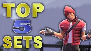 TF2 Top 5 Best Scout Cosmetic Sets For Under 1 Key [upl. by Thetis]