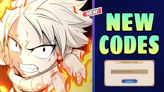 New Fairy Tail Fierce Fight Global Codes March 2024  Fairy Tail Fierce Fight Global Redeem Codes [upl. by Allerie]