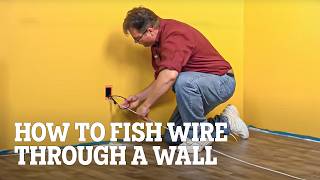 Pro Tricks To Run and Hide Wires In Walls and Ceilings [upl. by Samaria]