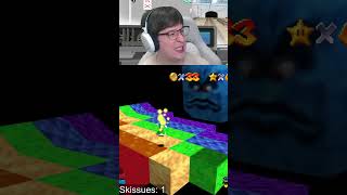 Epic Fail on Rainbow Road in Mario 64 😱 Missed the Final Jump mario [upl. by English]