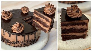 Coffee Chocolate Cake In Kadai Eggless Chocolate Mocha Cake  No Eggs No Oven Condensed Milk [upl. by Sabra]