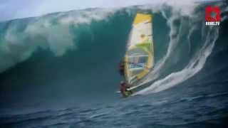 Big Wave Windsurfing amp Kitesurfing in Tahiti [upl. by Notgnirrac]