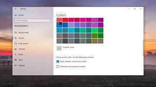 How to Change Taskbar Color in Windows 10 Tutorial [upl. by Wycoff772]