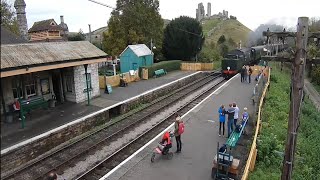 Livecam4k  Corfe Castle Station  Heritage Swanage Railway  UK 🇬🇧 4k Ep2 [upl. by Corson]