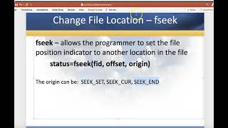 C Random Access Files  ftell rewind fseek [upl. by Nnylidnarb]