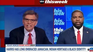 George Stephanopoulos Has MELTDOWN Over Kamala Harris Being Indian [upl. by Elbas89]