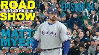 MLB 14 The Show PS4 Matt Myer Catcher Road To The Show  EP44 [upl. by Hsirap]