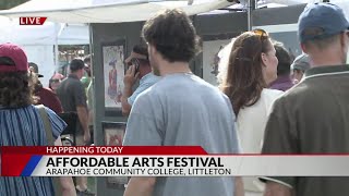 Affordable Arts Festival going on in Littleton [upl. by Katonah]