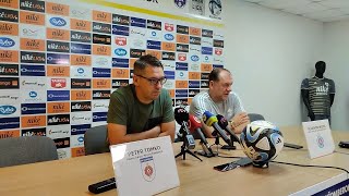 Tlačová konferencia MFK Ružomberok – ŠK Slovan Bratislava 12 00 [upl. by Lorilyn]