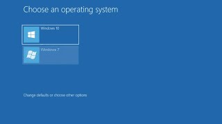 Dualbooting Windows 10 and Windows 7 [upl. by Tye]