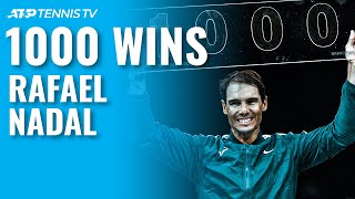 Rafael Nadals 1000th ATP Tour Win Highlights Presentation amp Interview [upl. by Noelc]