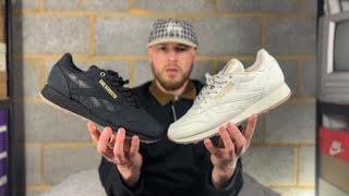 REEBOK CLASSIC x THE STREETS x END Clothing  Black amp Chalk Review  on feet 🎤💛 [upl. by Nalyad]