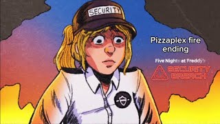 Pizzaplex fire ending  FNAF Security Breach 14 [upl. by Georgeanne156]