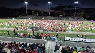 Easton Area High School Red Rover Marching Band  Music in MotionWhitehall High School  10262024 [upl. by Figone]