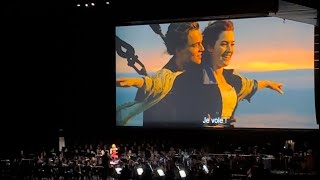 TITANIC LIVE CINÉ CONCERT HALL TONY GARNIER LYON 2024 [upl. by Ahsiugal]