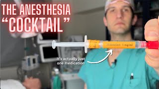 What the anesthesia quotcocktailquot contains amp why its given [upl. by Engen]