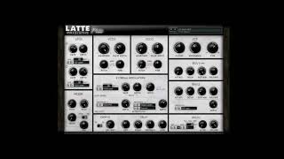 Free Vintage Synthesiser Latte Talk And Sound Demo [upl. by Latoniah807]