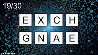 Scrambled Words Games  Jumbled Word Game  Guess the Word Game  Word Scramble  SW Scramble [upl. by Aruabea843]