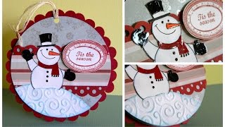 XMAS CARD  TARJETA NAVIDAD  CARDMAKING [upl. by Nnyleimaj112]